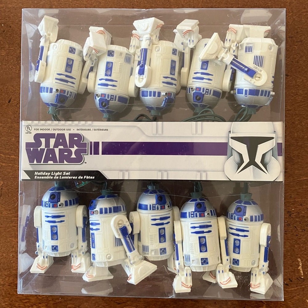 NIB R2-D2 Christmas Light Strong from Kurt Adler